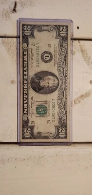 1981 Series L 20 Dollar Bill Angela Buchanon Treasurer - Image 1 of 2