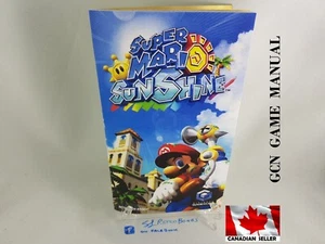 HANDBUCH GCN - MARIO SUNSHINE - Nintendo Gamecube 'Ersatz' Anleitung Booklet - Bild 1 von 7