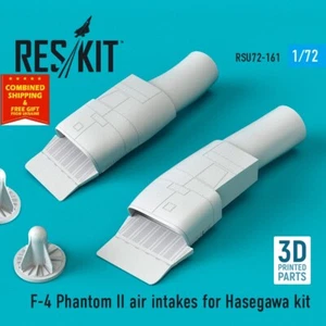 Reskit RSU72-0161 - 1/72 F-4 "Phantom II" tomas de aire para Hasegawa (impresión 3D) - Imagen 1 de 12