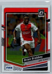 2023-24 DONRUSS SOCCER OPTIC SILVER 147 BRIAN BROBBEY AJAX - Picture 1 of 2