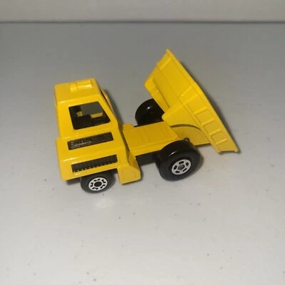 De colección 1976 Lesney Matchbox Superfast #26 Site Dumper amarillo fundido a presión Foto 1 de 3