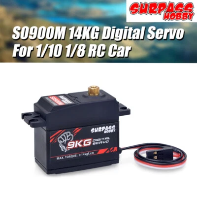SURPASS Hobby S0900M Metallgetriebe 14 kg servo für 1/10 1/8 RC Flugzeugauto - Bild 1 von 4