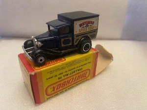Matchbox SuperFast 1979 Ford Model A "Matchbox Speed Shop" Delivery Truck w/Box - Picture 1 of 5