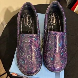 NEW Easy Works by Easy Street Women's Leeza loafers shoes, Purple SZ 11W - Picture 1 of 4
