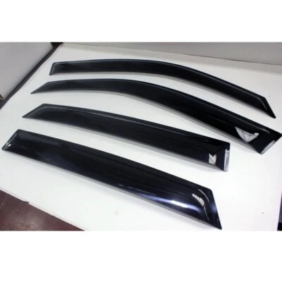 For Benz W163 98-03 Side Window Visor Sun Rain Guard Weather Shield Deflector Foto 1 de 4