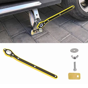 Car UK Labor-Saving Scissor Jack Ratchet Wrench Tire Wheel Repair Tool Efficient - Picture 1 of 6