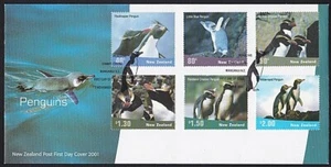 NEW ZEALAND 2001 Penguins FDC.............................................A9973a - Picture 1 of 1