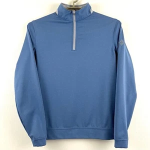 Peter Millar Mackay 1/4 Zip Herren S blau Stretch Interlachen Golf Pullover - Bild 1 von 6