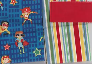 Tela precortada SUPER HERO para funda de almohada de tamaño estándar - KIT FUNDA DE ALMOHADA INFANTIL - Imagen 1 de 2