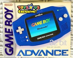 Nintendo Game Boy Advance TOYS R US Midnight Blue Empty BOX + Paper INSERTS ONLY