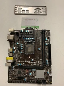 ASRock B75M-DGS Intel B75 Mainboard Micro ATX Sockel 1155 - Bild 1 von 3