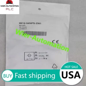 Nuovo sensore interruttore di prossimità SICK IM1204NPSZW1 6011975 IM12-04NPS-ZW1 - Foto 1 di 3