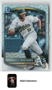 2025 Bowman #BCP-114 Nick Kurtz Mojo Refractor Athletics - Bild 1 von 2