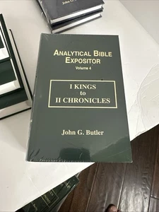 Analytical Bible Expositor Volume 4 I Kings To II Chronicles John G. Butler LBC - Imagen 1 de 1