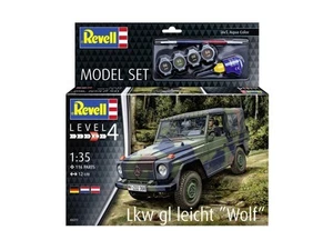 REVELL 63277 SET MODELLINI CAMION GL LEGGERO ""WOLF""1/35 - Foto 1 di 1