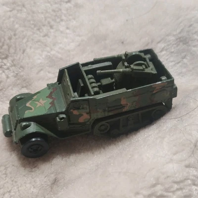 Hot Wheels 1974 media pista pistola cubo tanque artillero militar ejército Jeep 1/64 suelto Foto 1 de 4