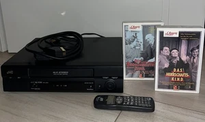 JVC HR-593 Hifi Stereo Videorecorder in Schwarz - Bild 1 von 6
