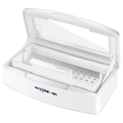 Bandeja de esterilización de plástico, caja de esterilización, bandeja de esterilizador de herramientas de arte en uñas, estéril Foto 1 de 4