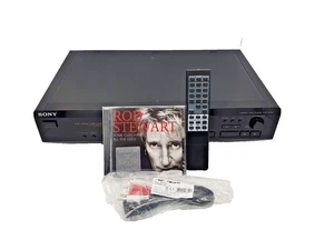 Sony CDP-XE220 CD Compact Disc Player Deck Vintage HiFi Collectible Retro Black - Picture 1 of 24