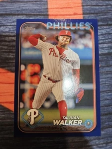 2024 Topps Series 2 - Taijuan Walker #643 Royal Blue - Picture 1 of 2