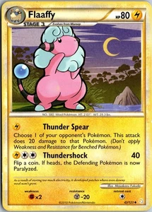 Flaaffy HeartGold SoulSilver #42/123 non comune LP+ - Foto 1 di 2