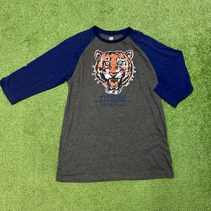 Detroit Tigers Cooperstown Collection 3/4 Sleeve T-Shirt Men’s Large - Picture 1 of 5