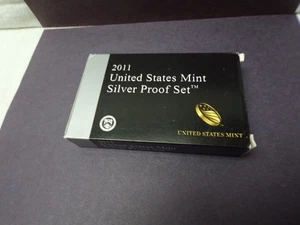 2011-S US Mint Silber Proof Set mit COA & Box 14 Münzen 90% USA - Bild 1 von 2