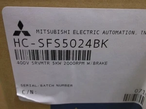 HC-SFS5024BK Mitsubishi Neu Versiegelt AC Servo Motor HC-SFS5024BK - Picture 1 of 4