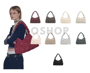 CARLYN Lane Bag H74103020 – New 9 Colors, Quilted Nylon Shoulder Crossbody - Picture 1 of 35
