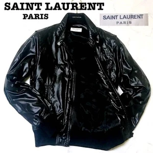 Saint Laurent Paris padded nylon jacket (size 42, Eddie Era 15AW) Rare japan - Picture 1 of 10