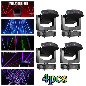 4pc XYZ Axis 6 Eyes RGB Beam Laser moving head for Stage Party DJ Pub Gig Show - Picture 1 of 10
