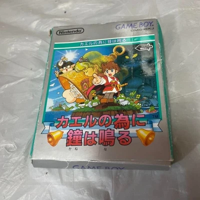 Kaeru no Tame ni Kane wa Naru GameBoy GB DMG-0KJ 1992 Region free Nintendo USED - Image 1 of 4