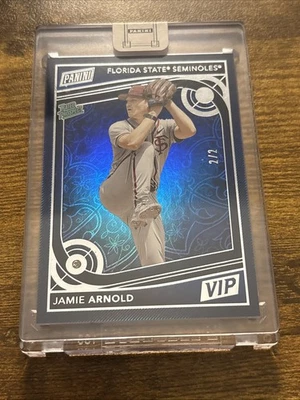 2025 The National VIP Diamond Relic Blue Jamie Arnold #/2 FSU Athletics Sealed - Image 1 of 2