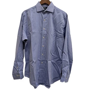 Camisa de vestir Polo Ralph Lauren para hombre grande 16 34/35 azul Regent calce clásico algodón - Imagen 1 de 6