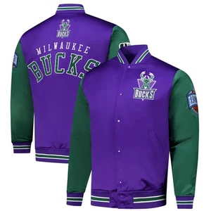 Herren Mitchell & Ness lila Milwaukee Bucks Hartholz klassisch Primetime - Bild 1 von 3