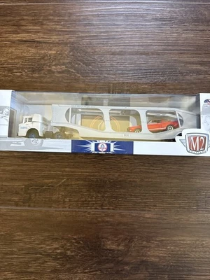 M2 Machines 1964 Ford C-950 Hauler 1966 Shelby GT350 1/64 Carroll R15 15-02 - Image 1 of 4