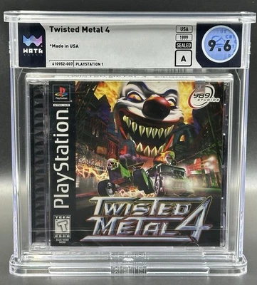 Twisted Metal 4 • WATA 9.6 A • PlayStation 1 • Not VGA/CGC - Image 1 of 2