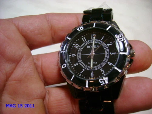  OROLOGIO CERAMIC BLACK UNISEX AL QUARZO Foto 1 de 1