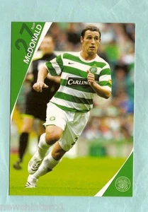 2007 GLASGOW CELTIC SOCCER FOOTBALL POSTCARD - SCOTT McDONALD - Bild 1 von 1