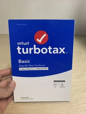 TurboTax Basic 2020 Desktop Tax Software, Federal Returns Only + Federal E-file  - Image 1 of 2