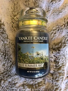 yankee candle large jar Blue Summer Sky Pre 2010 - Picture 1 of 4