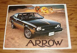 Original 1978 Plymouth Arrow Verkaufsprospekt 78 - Bild 1 von 2