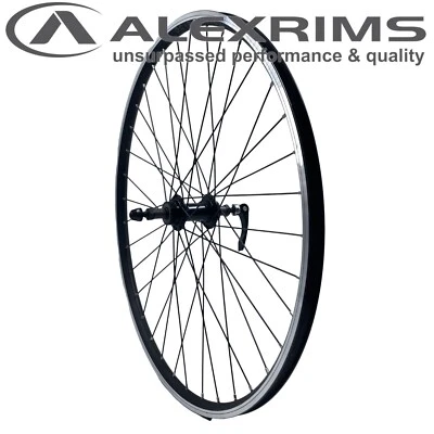 Rueda libre trasera 26" Alex DC-19 negra rueda doble pared MTB Foto 1 de 4