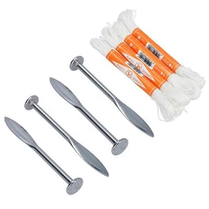 Quattro spille linea impronta e quattro intrecciate nylon linea gesso misura B 18 m TE269TE453 - Foto 1 di 7