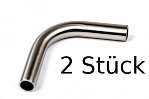 Wesco railing system 2x pipe bend 90° chrome for kitchen railing spice shelf - Picture 1 of 1