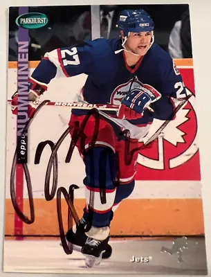 Teppo Numminen Autographed JSA Authentic Autograph 1994 Parkhurst 270 - Image 1 of 2