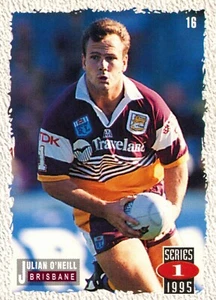 1995 Brisbane Broncos NRL Dynamic Card - Julian O'Neill - Foto 1 di 3