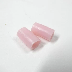 Muñeca Barbie 2 rizadores de pelo de plástico rosa rodillos vintage - Imagen 1 de 4
