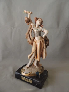 Vintage Italian statue figurine Simonelli genuine Carrara marble - Picture 1 of 12