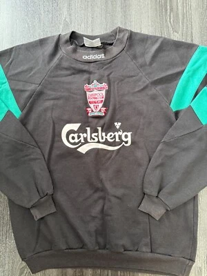Original Authentic Adidas Liverpool 1992/1993 Jumper Sweatshirt Mens Medium - Image 1 of 4